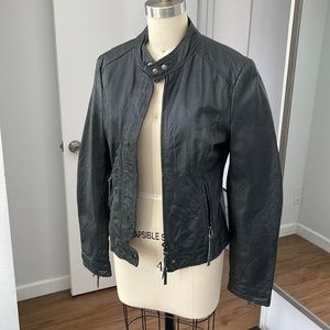 BB Dakota Genuine Leather Moto Jacket. Size M.